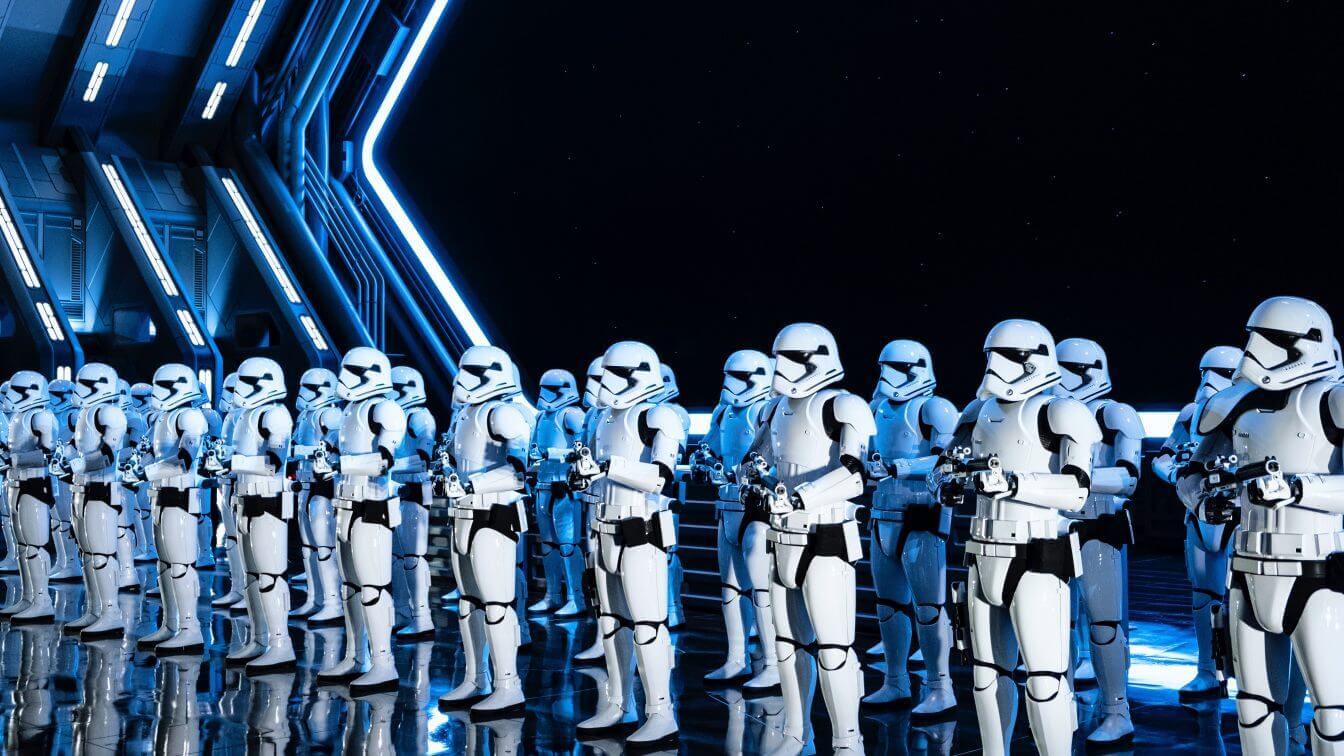 Imperial Stormtroopers at Disney's Hollywood Studios at Walt Disney World in Lake Buena Vista, Florida