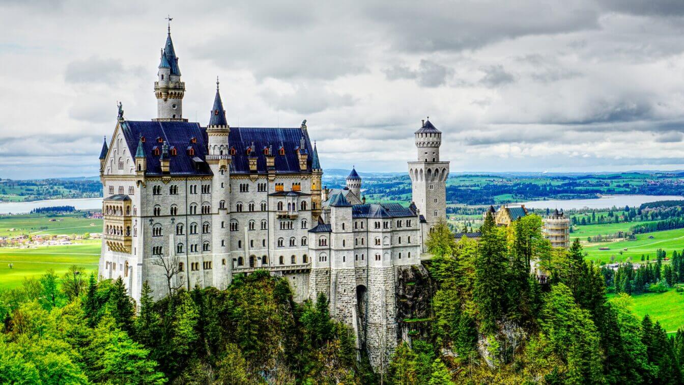 Neuschwanstein Castle in Schwangau, Germany