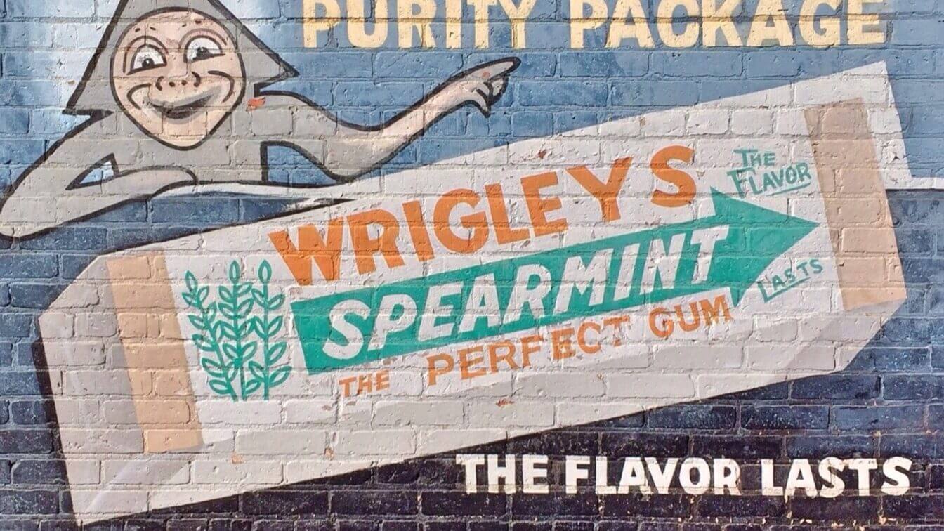 Wrigley's gum advertisement